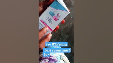 Thumbnail of sebamed body lotion review#baby skin care # skin whitening