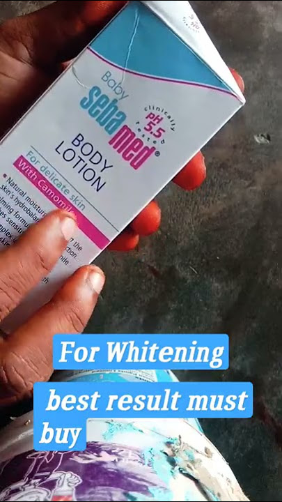 sebamed body lotion review#baby skin care # skin whitening