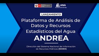 Lanzamiento de la plataforma interactiva ANDREA