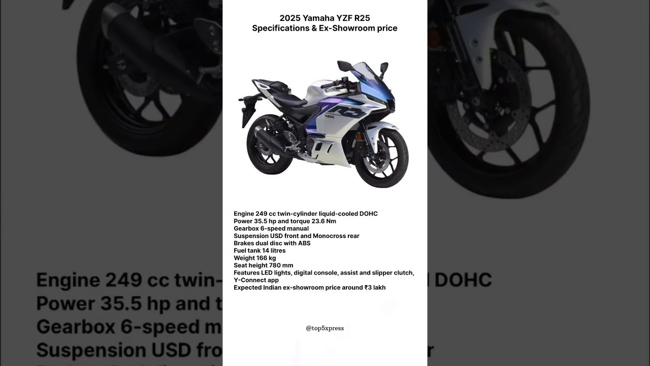 2025 Yamaha YZF R25 🫵🔥