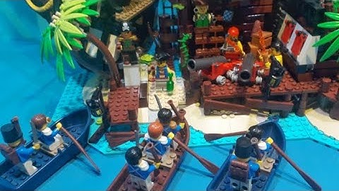 Der Angriff auf die Pirateninsel (Lego Stop Motion)