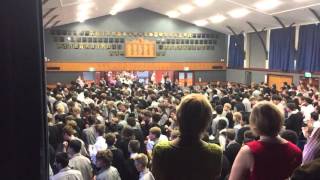 Welcoming new students Rongotai College style - 2016