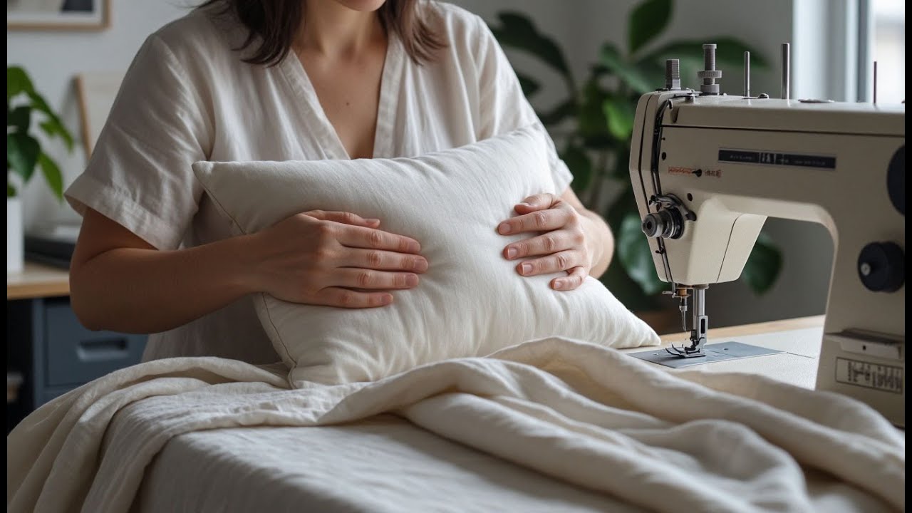 Из старых пододеяльников шью шикарные одеяла и наволочки. Справится даже новичок!