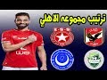 ترتيب مجموعه الاهلي بعد الفوز علي الهلال السوداني في الجوله الثانيه من دوري ابطال افريقيا