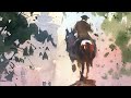 Advancing with Watercolor: A Tonal  Plan - Dark against Light “Riding into the Light”