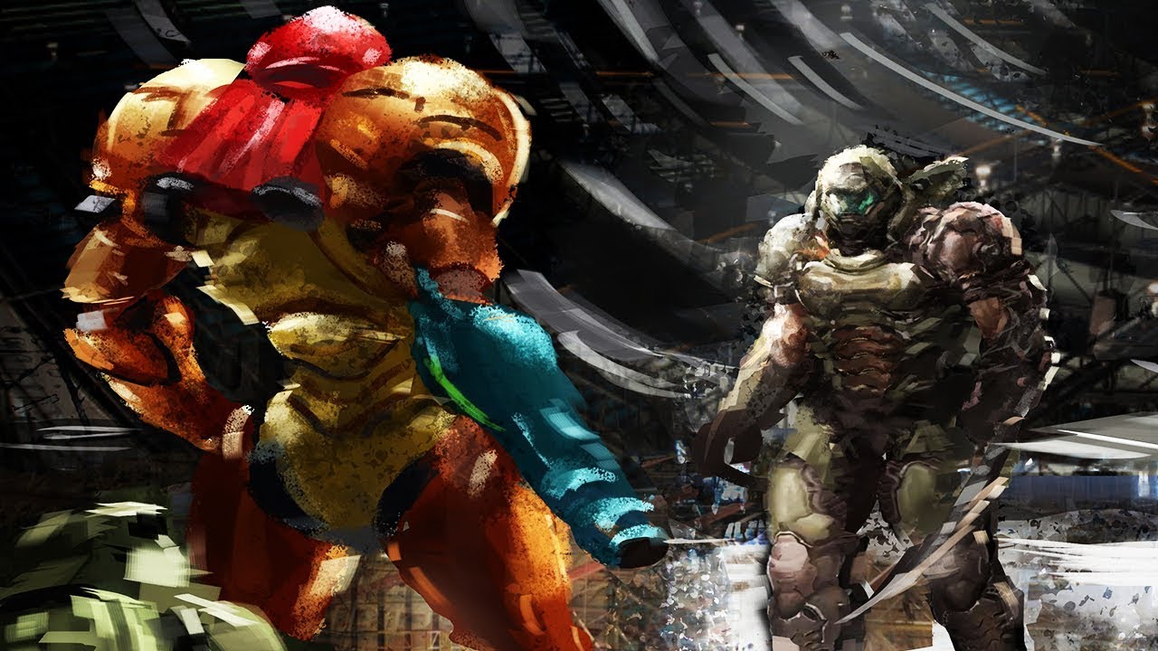 Samus vs doomguy