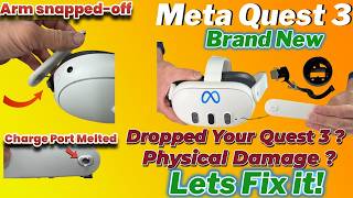 How to Replace the Meta Quest 3 USB C Charge Port & Speaker Arm   Physical Damage Repair Guide