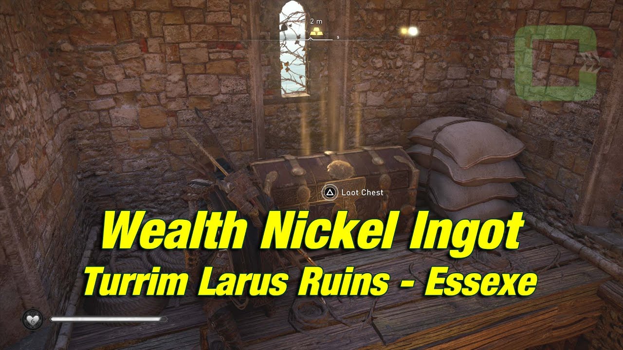 Wealth Nickel Ingot Turrim Larus Ruins Essexe Assassin's Creed