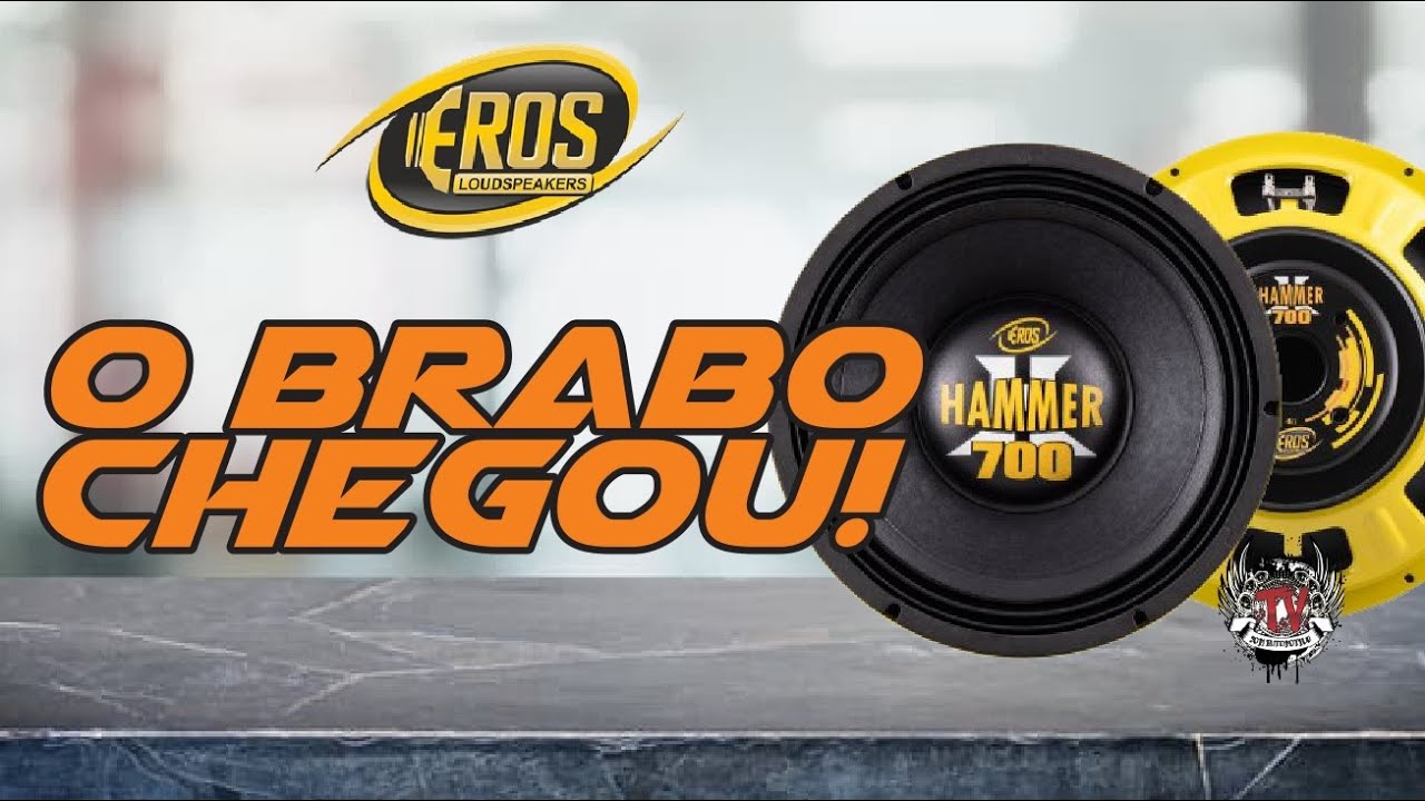 Alto Falante Eros Hammer 700 rms 12 Pol! - YouTube