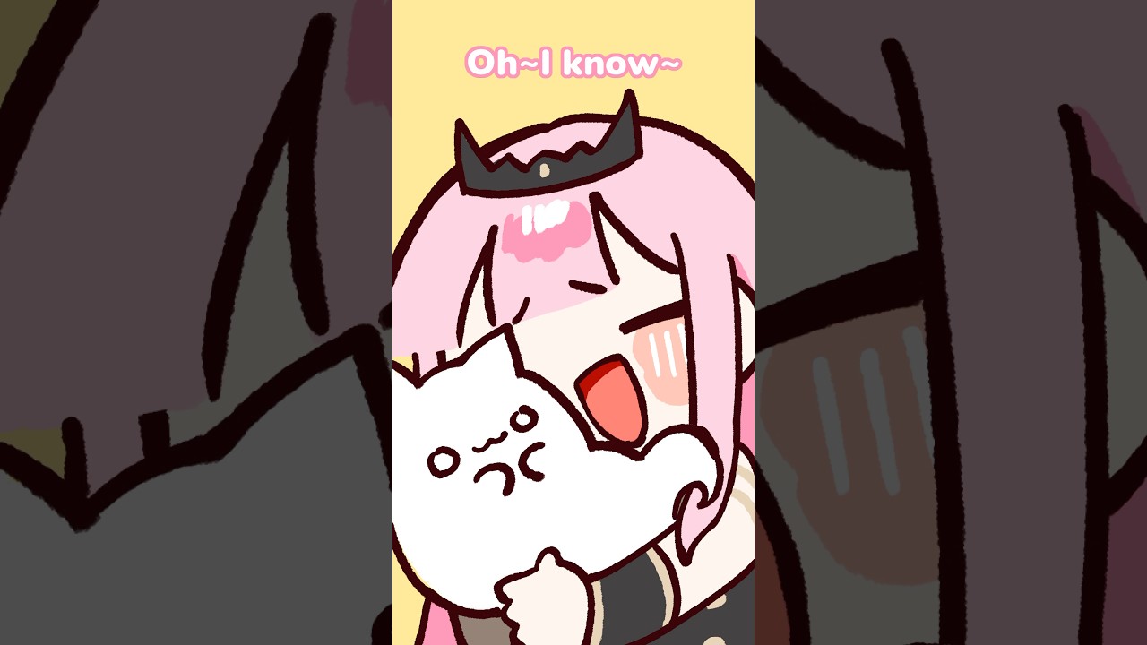 cat has entered the studio #shorts #anime #hololive #vtuber #envtuber #animation