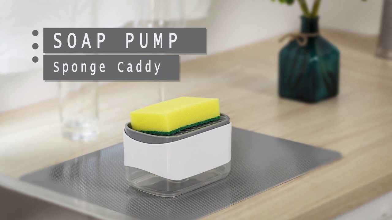 2020 08 21 soap pump sponge caddy 0824 2 YouTube