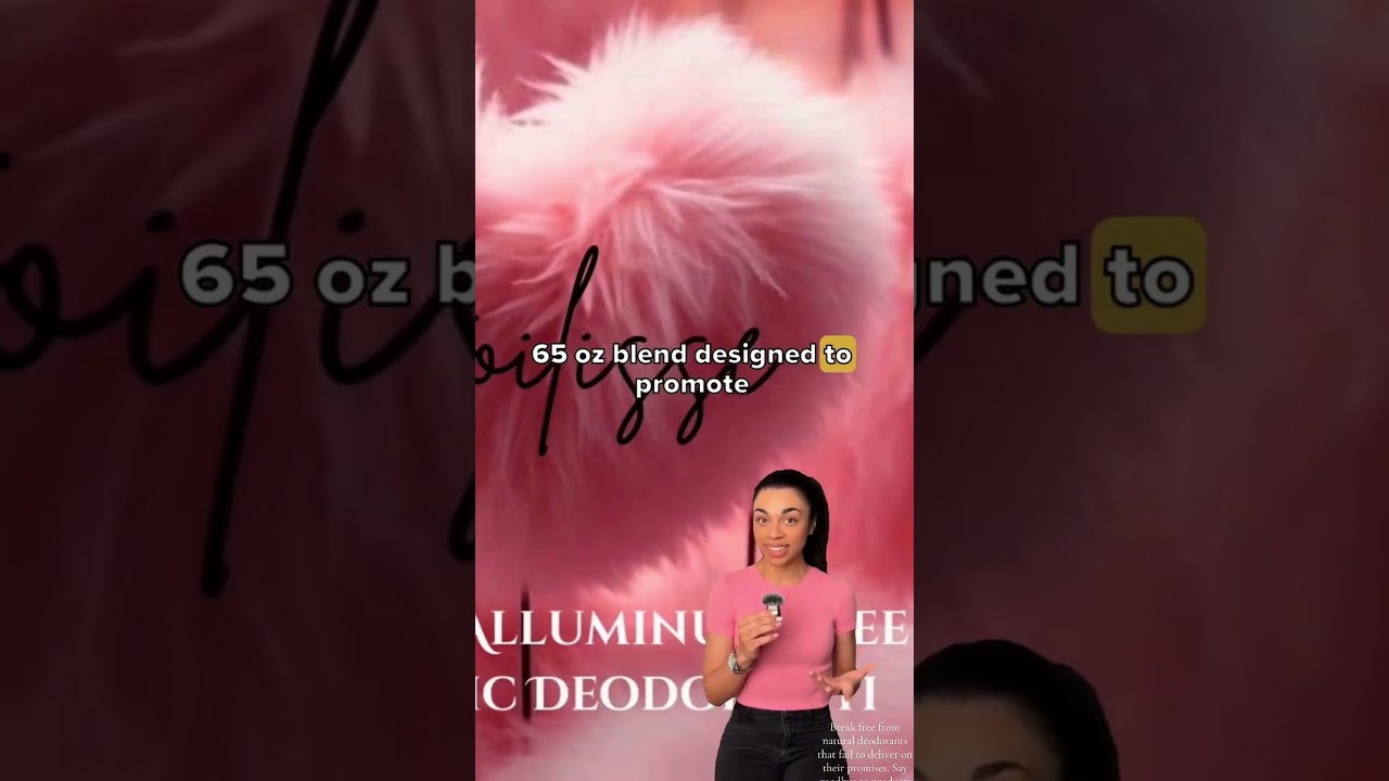 Real odor protection from a natural deodorant 