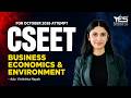 CSEET Classes October 26 | Business Environment Lec 2 | Adv. Vishishta Nayak