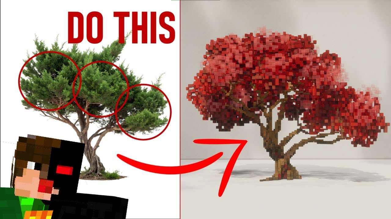 Tree Minecraft Maga Tutorial Everything about Minecraft Trees! (TUTORIAL) - YouTube