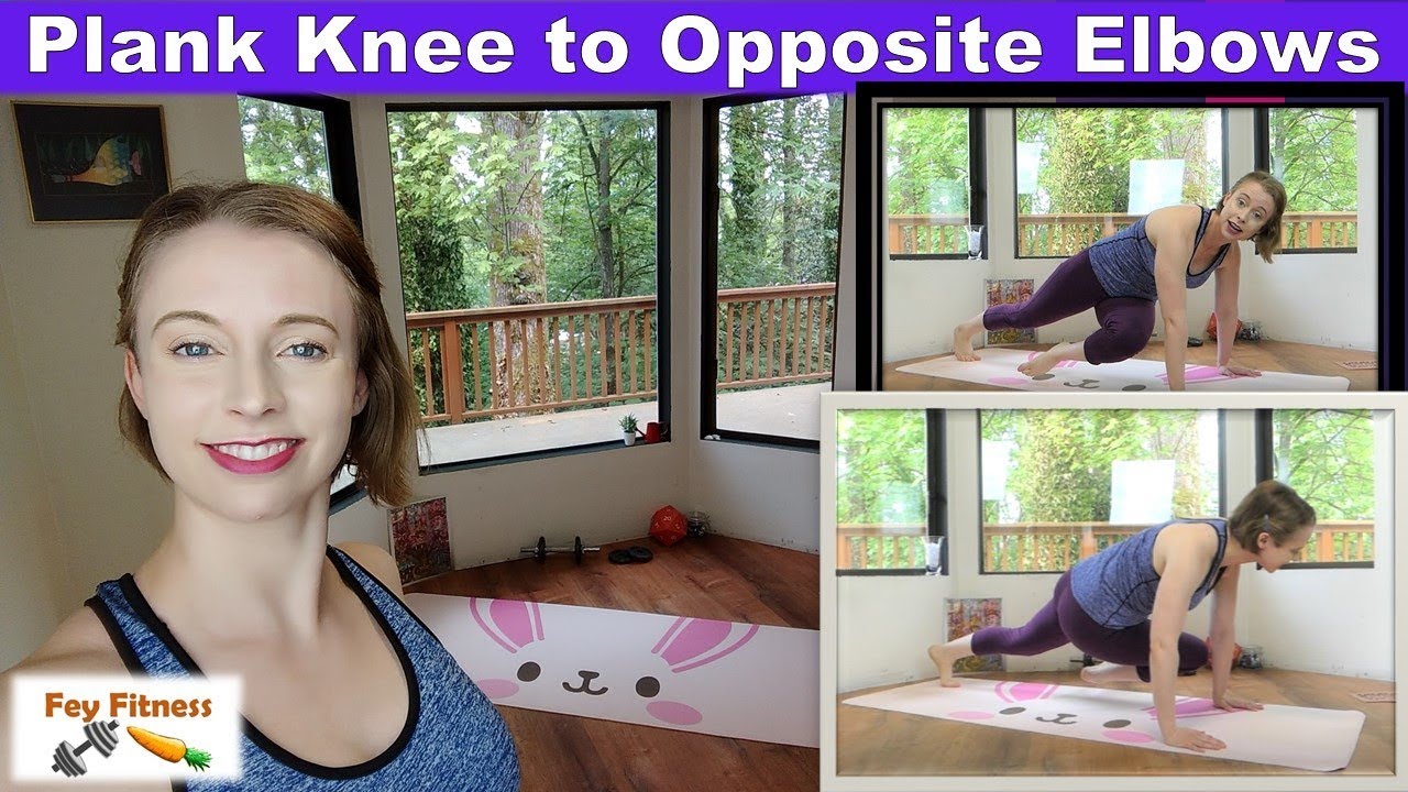 Advanced Plank Move: Knee to Opposite Elbow - YouTube