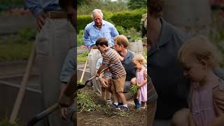 Archie And Lilibet Mow The Lawn With Grandpa