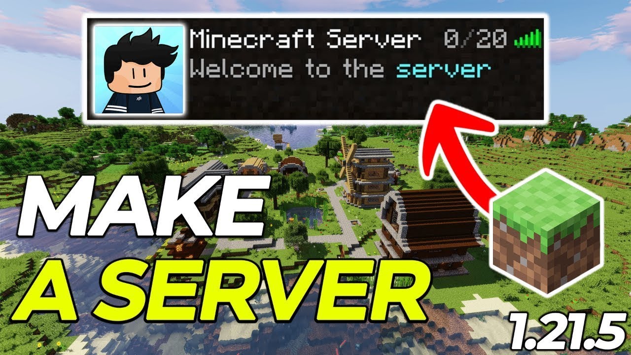 How To Setup A Minecraft Server (Easiest Method 2025) - YouTube