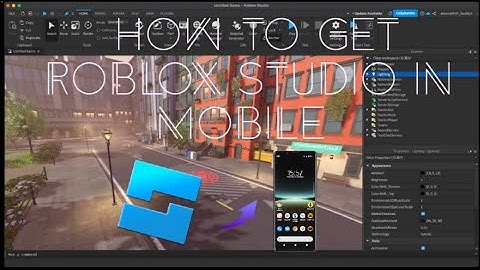 How to get Roblox Studio in mobile | Working and with proof