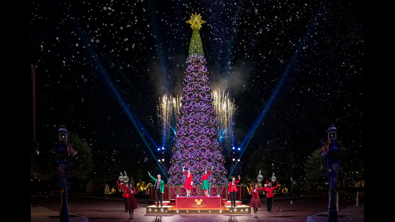 A Holiday Wish Come True' Tree Lighting Ceremony 2020丨Fireworks丨Hong Kong Disneyland丨「夢想成真聖誕樹亮燈禮」