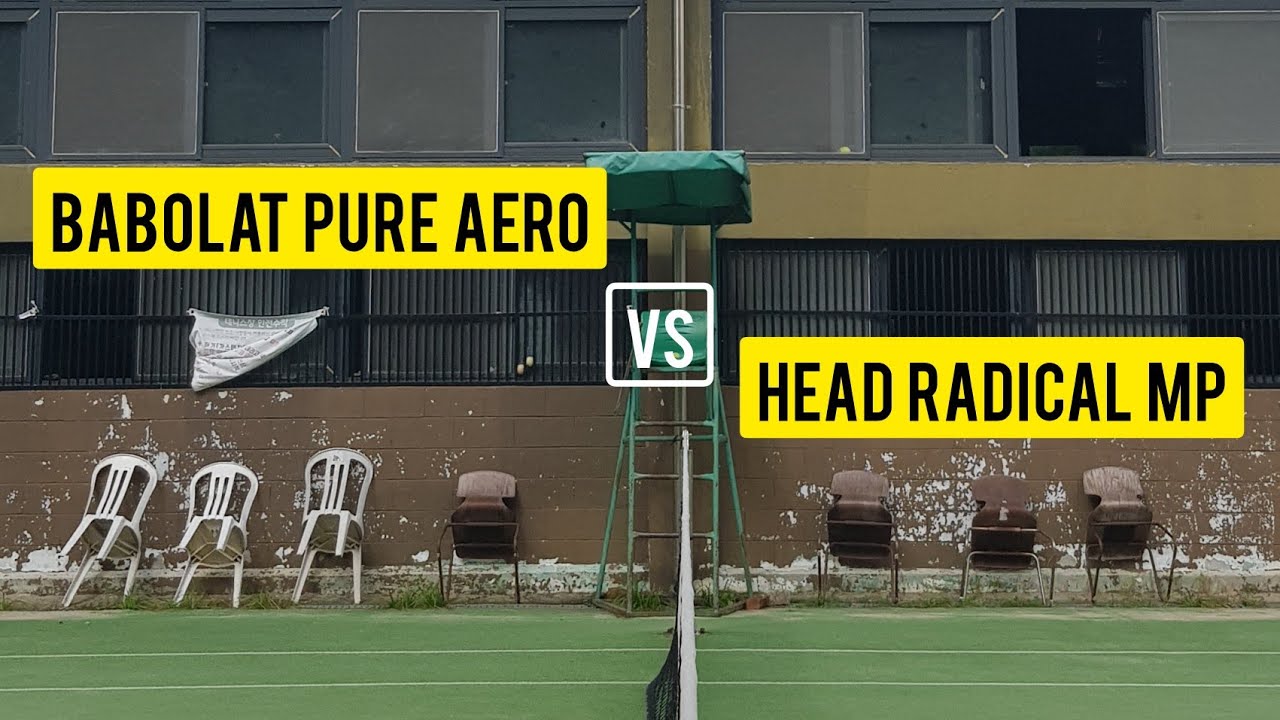 Babolat pure aero VS Head radical mp 🤔 다른 라켓 다른 스윙 which one is better