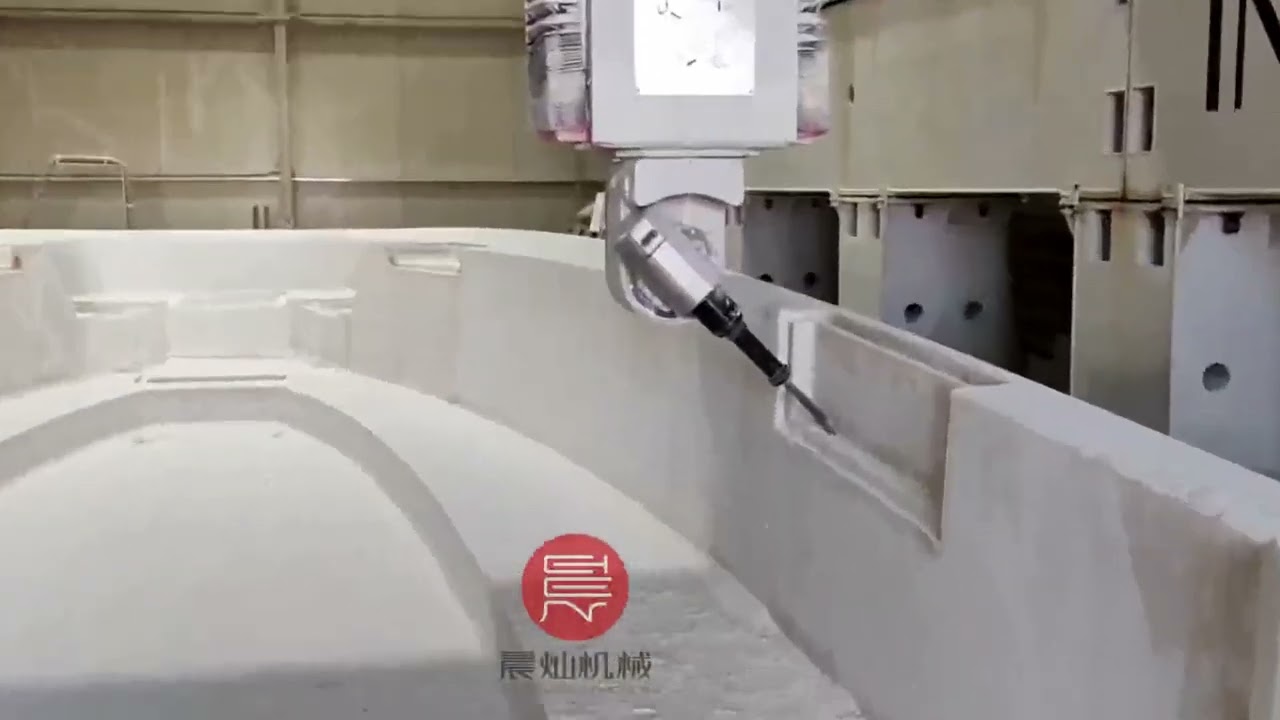 yacht boat deck hull plug machining 5 axis cnc machine