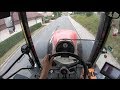 POV/GoPro/driver view - Massey Ferguson 8727S + Claas Quadrant 3300 RC /Přejezd na pole|ZD Nechanice