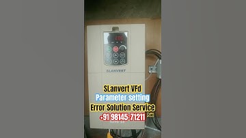 #Slanvert vfd Error Solution Service Paid +91 98145-71211