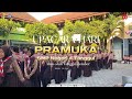 UPACARA HARI PRAMUKA KE-64 SMP NEGERI 4 TANGGUL DI ALUN-ALUN TANGGUL