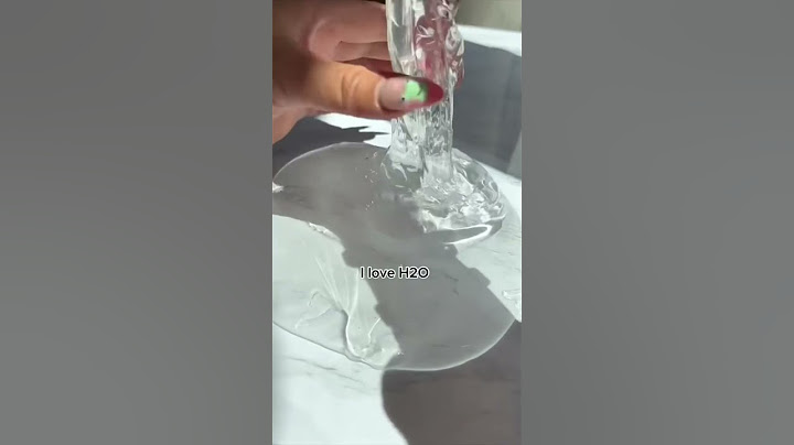 Water or slime? 💧