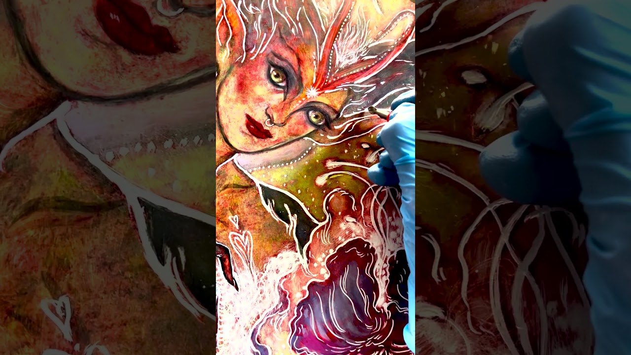 From the desk of Rebecca Guay to the stunning Headliner card of
