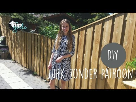 Beste DIY Jurk zonder patroon | KNIPgirl Jasmijn - YouTube BU-12