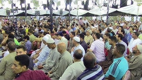 وكأنه ابن العشرين الاسطورة قارئ الاعتاب الطاهره سيدنا الشيخ محمود الخشت . منياالقمح 27-7-2019