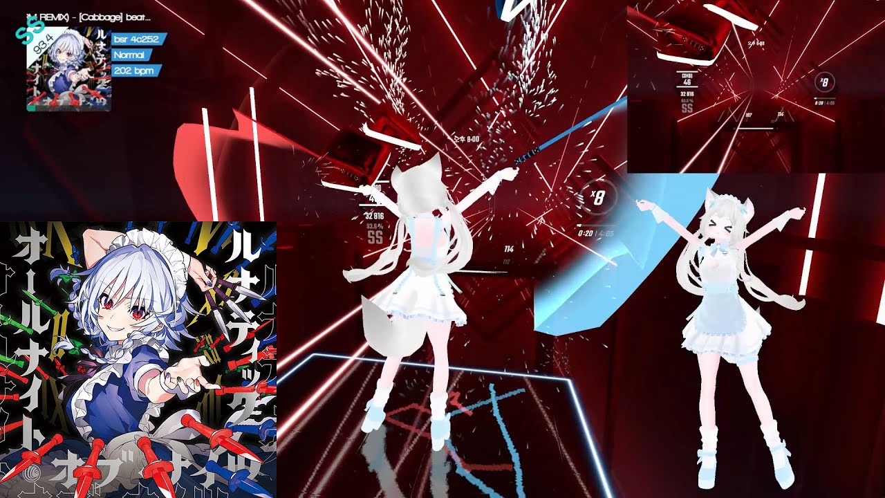 [비트세이버] Night of Knights (Morimori Atsushi Remix) / beatMARIO [Normal]