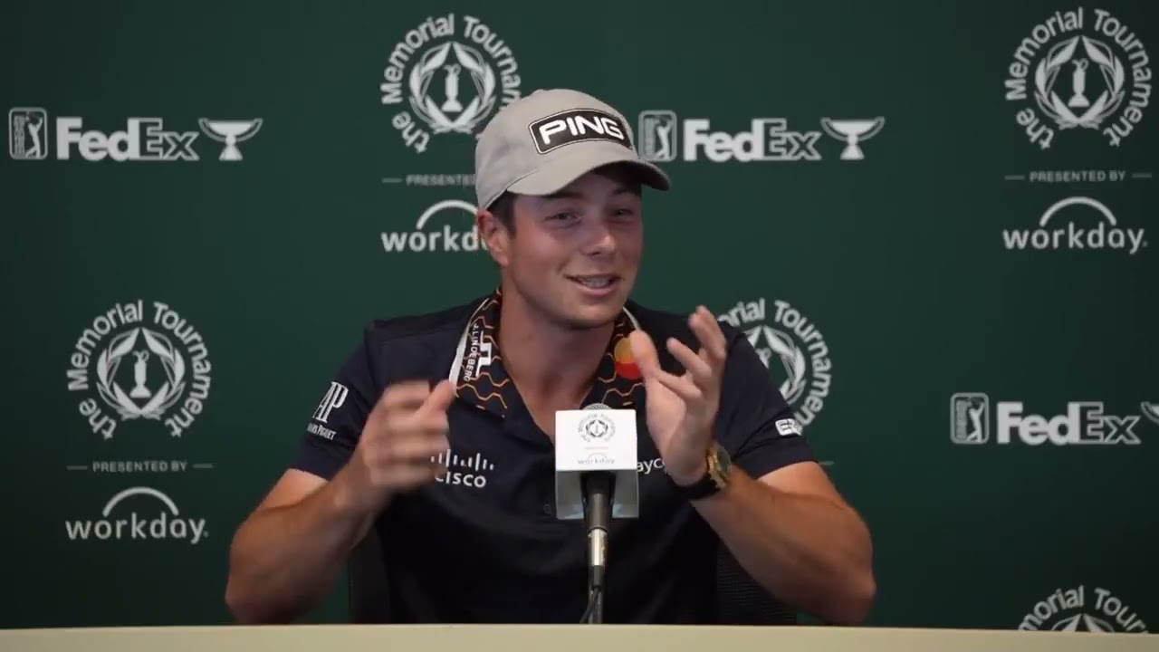 Viktor Hovland Press Conference Preview 2024 Memorial