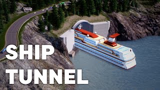 Norwegian style SHIP TUNNEL