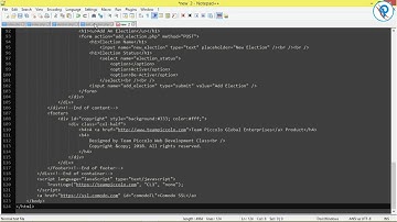 Day 20-  PHP & PDO tutorial series Part II Voting System