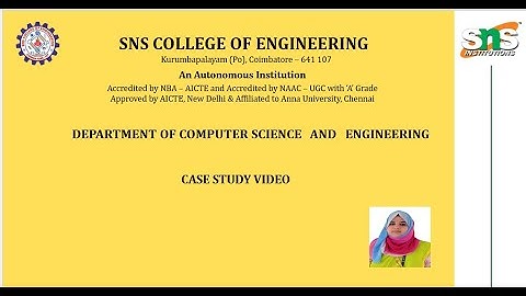 CASE STUDY VIDEO|DATA ANALYTICS|SNS INSTITUTIONS