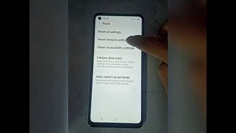 How to reset network setting in Samsung Galaxy  A21s - Fix Network |