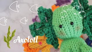 LOOM KNITTING Axolotl Toy Doll on a Small Round Circular Loom screenshot 3