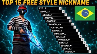🔥 TOP 15+ FREESTYLE BRAZILIAN 🇧🇷 NAME! THE BEST NAMES IN FREE FIRE!🔥  screenshot 5