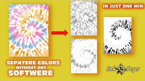 Design color separetion simulated process without any softwere||Inkseps||Ehsan Official