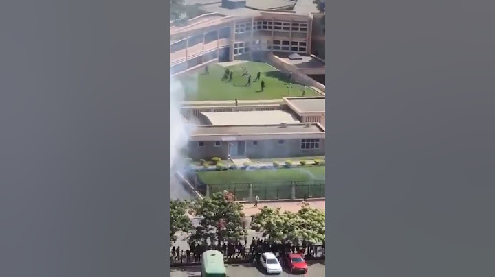 Protesters storm parliament in Nairobi, Kenya, during on going protests over finance bill