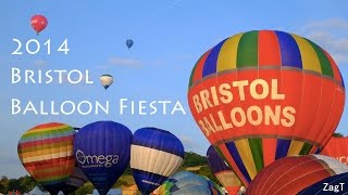 2014 Bristol Balloon Fiesta (mass ascent) Time lapse by iPhone5