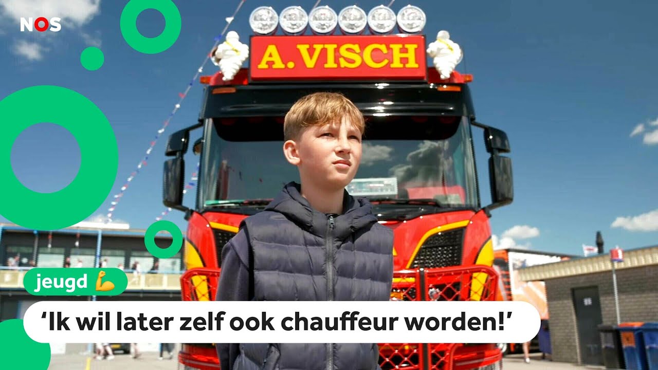 Duizenden vrachtwagens in Assen: 'Poah, mooi!'