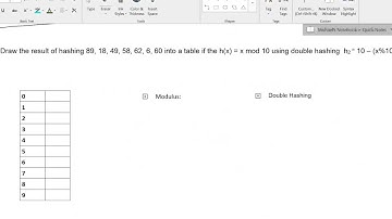 Hashing - Part 4: Double Hashing