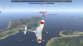 War Thunder - Zero e Ki 43  vs Spitfire