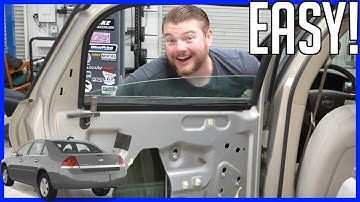 How to Replace Window Regulator and Motor Chevrolet Impala 2006-2016 | EASY!
