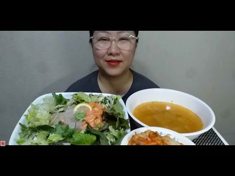 MUKBANG] 야채듬뿍 회덮밥&amp;amp;개운하고 시원한 <strong>무국</strong>~EATING SOUND