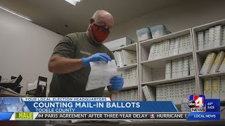Counting mail-in ballots