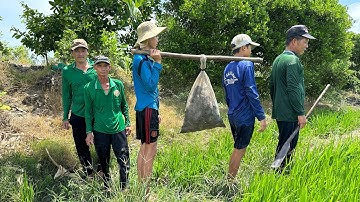 Đào Hang Bắt Cá Trúng Đậm Bất Ngờ.Góc Làng Quê #853